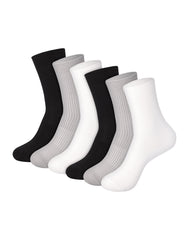 Hanes Originals Women's SuperSoft Crew Socks, 6-Pairs