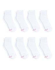 Hanes Ultimate Women's Ankle Socks Pack, Cushioned, 8-Pairs