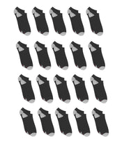 Hanes Men's Cushioned No Show Socks Pack, 20 Pairs, Moisture Wicking