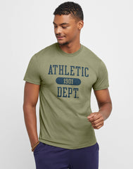 Hanes Men's Cotton Graphic T-Shirt, 1901 Athletic Department