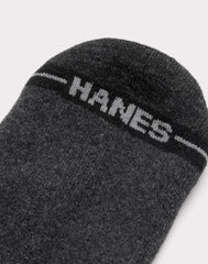 Hanes Double Tough Men's Low Cut Socks, Max Cushion, Shoe Sizes 12-14, 6-Pairs