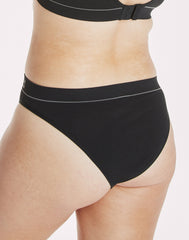 Hanes Originals Women's Seamless Rib Hi-Rise Cheeky Underwear, Neutrals, 6-Pack
