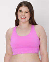 Hanes Moves Women's 360° Light Support Seamless Racerback Bralette