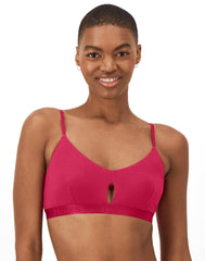 Hanes Originals Women's SuperSoft Scoop Cut-Out Crop Bralette