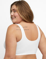 Hanes Just My Size Pure Comfort Front-Close Seamless Bra