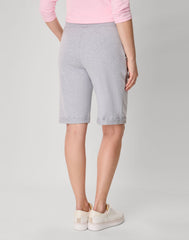 Hanes Women's French Terry Bermuda Shorts, 11"