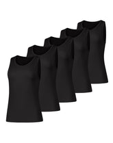 Hanes Cool DRI Women's Tank Top Pack, 5-Pack, Moisture Wicking