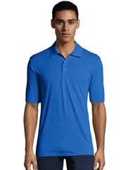 Hanes Men's Long-Sleeve Polo Shirt, Double-Dry
