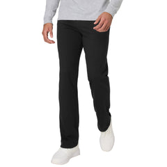 Hanes Essentials Men's Midweight Cotton Jersey Sweatpants Pack - 3-Pack - Open Bottom - Pockets - 32"