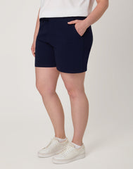 Hanes Women's Jersey Pocket Shorts, 7"