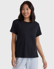 Hanes Originals Women's Short Sleeve T-Shirt With Side Vent