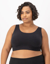 Hanes Originals Women's Longline Bralette (Plus Size)