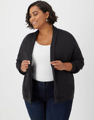 Hanes Originals Women's Soft Brushed Cardigan (Plus Size)