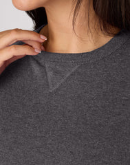 Hanes Just My Size EcoSmart Women's Fleece Sweatshirt, V-Notch (Plus Size)