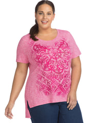 JMS Active Short Sleeve Graphic Tunics