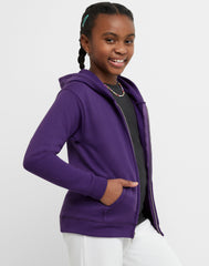 Hanes EcoSmart Girls' Full-Zip Hoodie