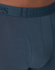 Hanes Originals Men's SuperSoft Boxer Brief Underwear, Viscose from Bamboo, Assorted, 3-Pack