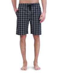 Hanes Men's Pajama Shorts, 2-Pack, Woven Stretch Cotton