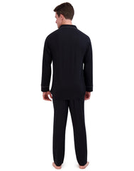 Hanes Men's Pajama Set, Notch Collar, Cotton Blend