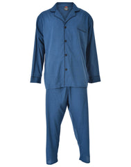 Hanes Men's Pajama Set, Notch Collar, Woven Cotton Blend