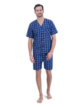 Hanes Men's Pajama Shorts Set, Woven Cotton Blend