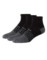 Hanes Absolute Active Men's Cushioned Ankle Socks Pack, 3-Pack, Moisture Wicking