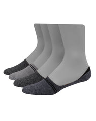 Hanes Men's Cushioned Liner No-Show Socks, 4-Pack
