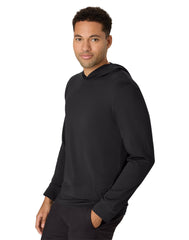 Hanes Moves Men’s Hooded Long-Sleeve T-Shirt, Moisture-Wicking