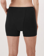 Hanes Comfort, Period. Women's Boxer Brief Period Underwear, Super Leaks, 2-Pack