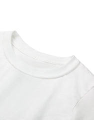 Hanes Toddler Boys' White Crewneck T Shirts Pack, 7-Pack, Cotton Tees