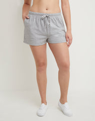 Hanes Originals Women's Cotton Jersey Shorts, 4" (Plus Size)
