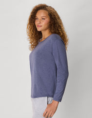 Hanes Originals Tri-Blend Women's Long Sleeve T-Shirt, Relaxed Fit