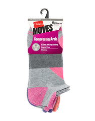 Hanes Women's Performance Heel Shield Socks, Cushioned, 6-Pairs