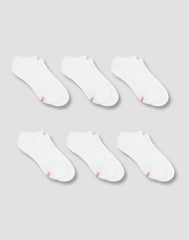 Hanes Women's Performance No Show Socks, Cushioned, 6-Pairs