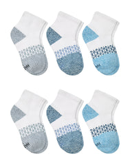 Hanes Absolute Active Boys' No-Show Socks Pack, 6-Pack, Heel Shield, Moisture-Wicking