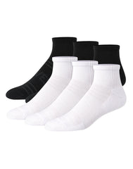 Hanes Moves Breathable Mesh Men's Ankle Socks, Shoe Sizes 6-12, 6-Pairs