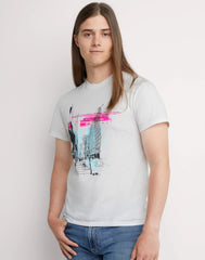 Hanes Men's Cotton Graphic T-Shirt, Street Scene