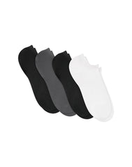 Hanes Moves Men's No-Show Socks Pack, 4-Pair Pack, 360 Stretch X-Temp, Lightweight, Moisture Wicking