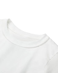 Hanes Toddler Boys' White Crewneck T Shirts Pack, 7-Pack, Cotton Tees