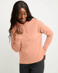 Hanes Women's Garment Dyed Fleece Hoodie