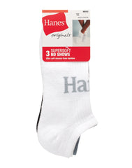Hanes Originals Men's SuperSoft No Show Socks, 3-Pairs