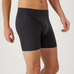Hanes ComfortSoft Men's Cotton Boxer Brief Underwear, Moisture Wicking, 6-Pack