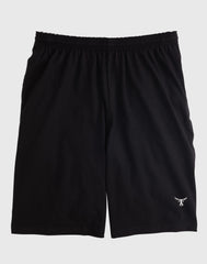 Hanes Beefy-T Men's Shorts, Bull Logo, 9"
