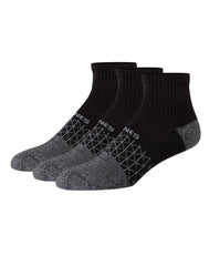 Hanes Absolute Active Men's Cushioned Ankle Socks Pack, 3-Pack, Moisture Wicking