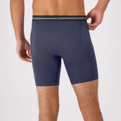 Hanes Perfect Flex Men's Boxer Brief Underwear, Lightweight & Breathable, Navy, 1-Pack