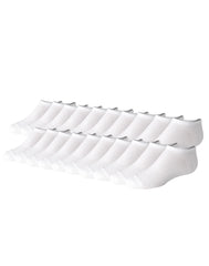 Hanes Girls' No Show Socks, Super Value Pack, 20-Pairs