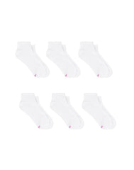 Hanes Moves Women's Ankle Socks, X-Temp, Shoe Sizes 8-10, 6-Pairs
