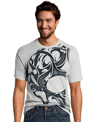 Hanes Men's Skull Tattoo Graphic Tee