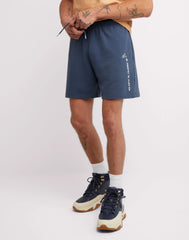 Hanes Explorer Unisex French Terry Shorts, Adirondacks Flag Up, 6"