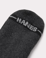 Hanes Double Tough Men's Crew Socks, Comfort Top, Shoe Sizes 12-14, 6-Pairs